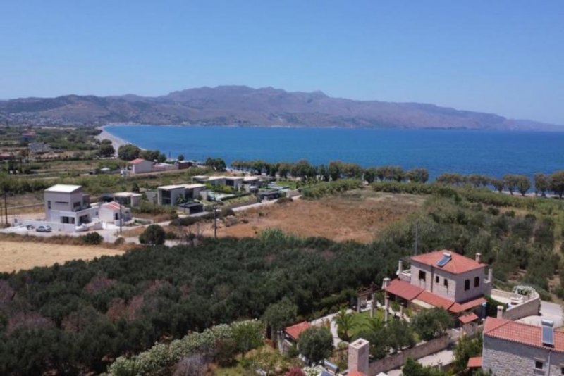 Tavronitis Kreta, Tavronitis: Schönes Grundstück mit Meerblick und hoher Baukapazität zu verkaufen Grundstück kaufen